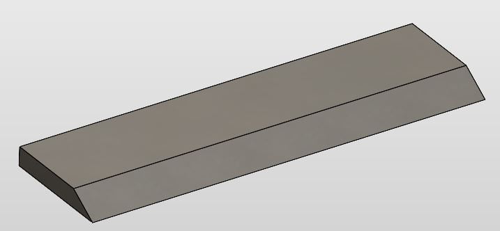 Nóż tnący 430x120x20 KLOCKNER - (P63)